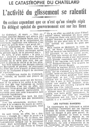Le Petit Dauphinois du 19/03/1931